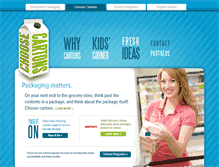 Tablet Screenshot of choosecartons.com